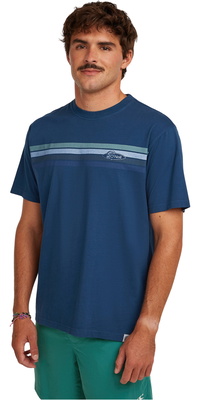 Camiseta Masculina ORiginals Com Risca Frontal Da ONeill , 2026, 2850354 - English Evening