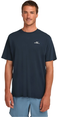 Camiseta Masculina Com Logótipo Pequeno Da Coleção « ONeill » 2026, 2850371 - Ink Blue