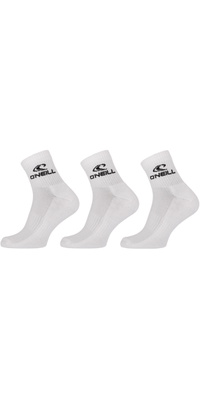 2026 ONeill Sport Meias Curtas 3 Pacote 201053005 - White