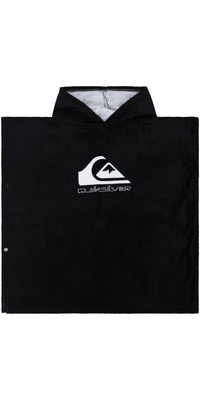 2026 Quiksilver Junior Hoody Poncho Towel AQKAA03005 - Black
