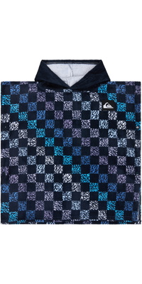 2026 Quiksilver Junior Hoody Poncho Towel AQKAA03005 - Dark Navy Next Gen