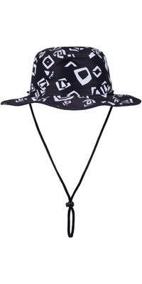 2026 Quiksilver Junior Know It All Safari Hat AQBHA03556 - Black Tribal Tag