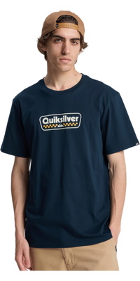 2026 Camiseta Masculina EV Starting Grid De Manga Curta Da Quiksilver EQYZT08288 - Dark Navy
