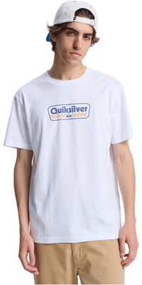 2026 Camiseta Masculina EV Starting Grid De Manga Curta Da Quiksilver EQYZT08288 - White