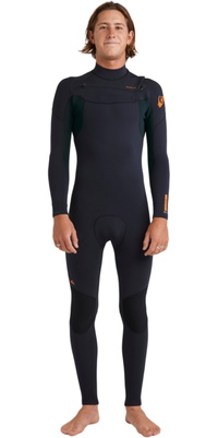 2026 Quiksilver Mens Everyday Sessions 3/2mm Chest Zip Fato De Mergulho 25AW213510 - Jade