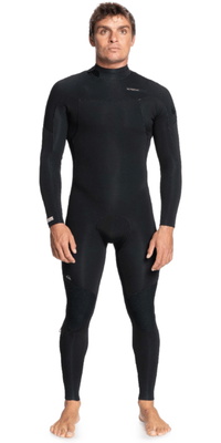 2026 Quiksilver Mens Everyday Sessions 3/2mm Back Zip Fato De Mergulho 25AW213509 - Black
