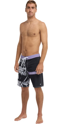 2026 Quiksilver Calções De Banho Masculinos Surfsilk Straight 20 EQYBS04928 - Black Block Momentum
