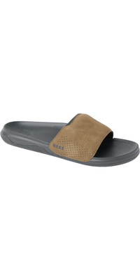2026 Reef Mens Tailslide Sandals CJ8560 - Grey / Tan