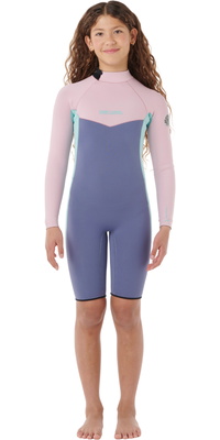 2026 Rip Curl Junior Dawn Patrol 2mm Back Zip Fato De Mergulho De Manga Comprida Para A Primavera 11EBSP - Pink