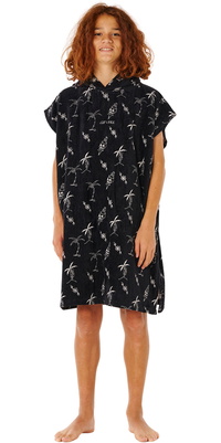 2026 Rip Curl Toalha Com Capuz Mista Júnior Poncho 008BTO - Black