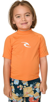 2026 Rip Curl Toddler Waves UPF Short Sleeve Rash Vest 136TRV - Vitamin C