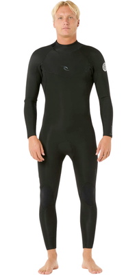 Roupa De Rip Curl Dawn Patrol Masculina 2026 Com Back Zip 3/2mm 16UMFS - Black