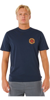2026 Camiseta Masculina Pacific Rinse Circle Da Rip Curl 0XDMTE - Dark Navy