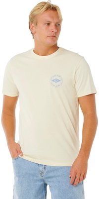 2026 Camiseta Masculina Rip Curl 0TQMTE - Lemon Ice