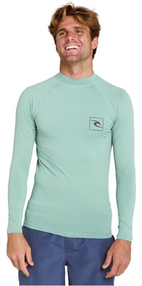 2026 Rip Curl Colete Masculino Streamline UPF De Manga Comprida Em Lycra 171MRV - Aloe