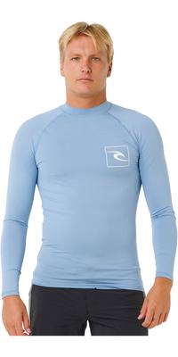 2026 Rip Curl Colete Masculino Streamline UPF De Manga Comprida Em Lycra 171MRV - Faded Denim