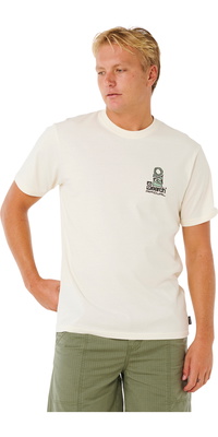 2026 Camiseta Masculina Vaporcool Search Stack Da Rip Curl 0K5MTE - Bone