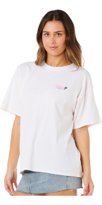 2026 Camiseta Feminina Aloha Heritage Da Rip Curl 0N3WTE - Bone