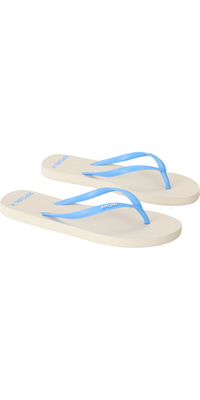 2026 Chinelos Femininos Bondi Bloom Com Biqueira Aberta Da Rip Curl 16HWOT - Natural / Blue