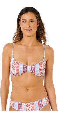 2026 Rip Curl Top De Biquíni Instinct D-E Para Mulher Coastal 0WVWSW - Multico