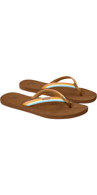 2026 Chinelos Femininos Freedom Bloom Com Biqueira Aberta Da Rip Curl , 183WOT - Multicolor