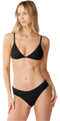 2026 Rip Curl Mulher Premium Surf Cobertura Total Biquíni Inferior 0OXWSW - Black