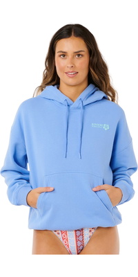 2026 Rip Curl Casaco Com Capuz Feminino Surf Puff Heritage 0A0WFL - Cornflower Blue