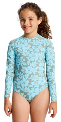 2026 Roxy Junior Roxy Fato De Banho Spirit Onesie ERGWR03484 - Oil Green The Mo Mini Rg