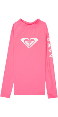 2026 Camisola De Lycra De Manga Comprida «Whole Hearted» Da Roxy , Para Júnior, ERGWR03490 - Sangria Sunset