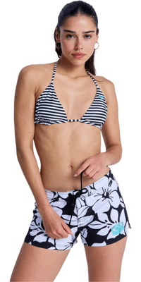 2026 Roxy Calções De Banho Femininos To Dye For De 7,6 Cm Da ERJBS03345 - Anthracite The Big Mo