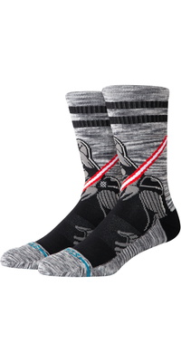 Meias Unissexo Darth Crew Da Coleção 2026 Da Stance , Modelo A556A25DAR - Black