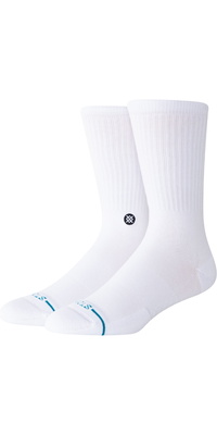 2026 Meias Unissexo « Stance » Icon Crew M311D14ICO - Branco / Black