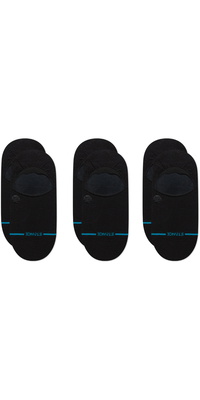 2026 Meias Unissexo « Stance » Icon No Show, Embalagem De 3 Pares A145A23ICO - Black