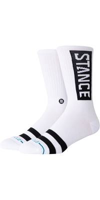 Crew Meias Unissexo OG « Stance » 2026, Modelo M556D17OGG - White