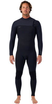 2026 Oneill Homem Hyperfreak Comp 4/3mm Zip Free Fato De Mergulho 4971 - Preto