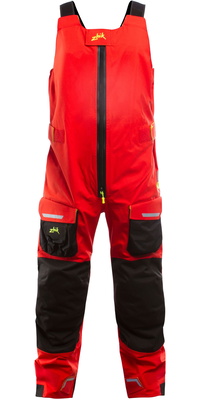 Zhik Mens Isotak X Ocean Sailing Salopettes SAL0920 - Red