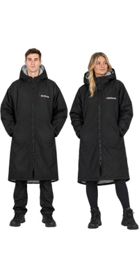 2026 Northcore Beach Basha Sport Manga Comprida Mudança Robe / Poncho NOCO24N - Black
