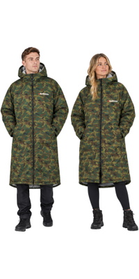 2026 Northcore Beach Basha Sport Manga Comprida Mudança Robe / Poncho NOCO24N - Camo