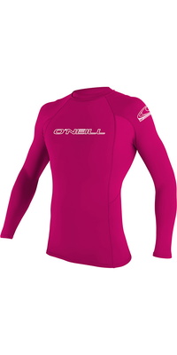 2026 O'Neill Colete De Lycra Básico Para Jovens Skins Manga Comprida Watermelon 3346