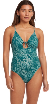2026 O'Neill Womens Jaida Swimsuit 1800394  - Green Island Sky