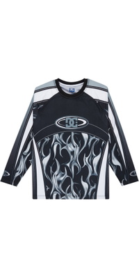 2026 DC Shoes Homem Jérsei De Moto Sylem 2 EDYKT03552 - Black