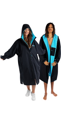2026 Dryrobe Advance Roupão De Troca De Roupa De Manga Comprida DALSV3 - Black / Azul