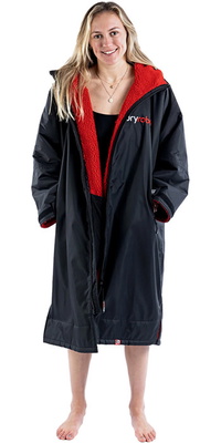 2025 Dryrobe Advance Manga Comprida Mudança Robe V3 DALSV3 - Black / Red