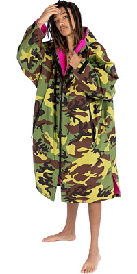 2025 Dryrobe Advance Roupão De Troca De Roupa De Manga Comprida V3 DALSV3 - Camuflagem / Pink