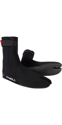 2026 Oneill Heat Ninja 3mm Botas De Biqueira Rachada 4786 - Preto
