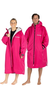 2026 Dryrobe Advance Roupão De Troca De Roupa De Manga Comprida DALSV3 - Pink / Cinza Claro