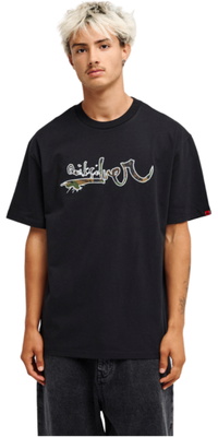 2026 Quiksilver Homem Camiseta YG Vortex EQYZT08384 - Black