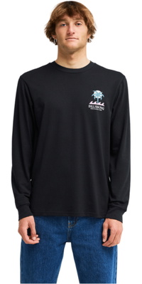 2026 Billabong Homem Portal Camiseta De Manga Longa EBYZT00627 - Black