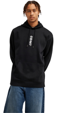 2026 DC Shoes Homem Suéter De Bolha Desfocada EDYSF03278 - Black