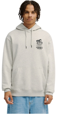 2026 DC Shoes Homem Sport Moletom Com Capuz EDYSF03286 - Light Heather Grey